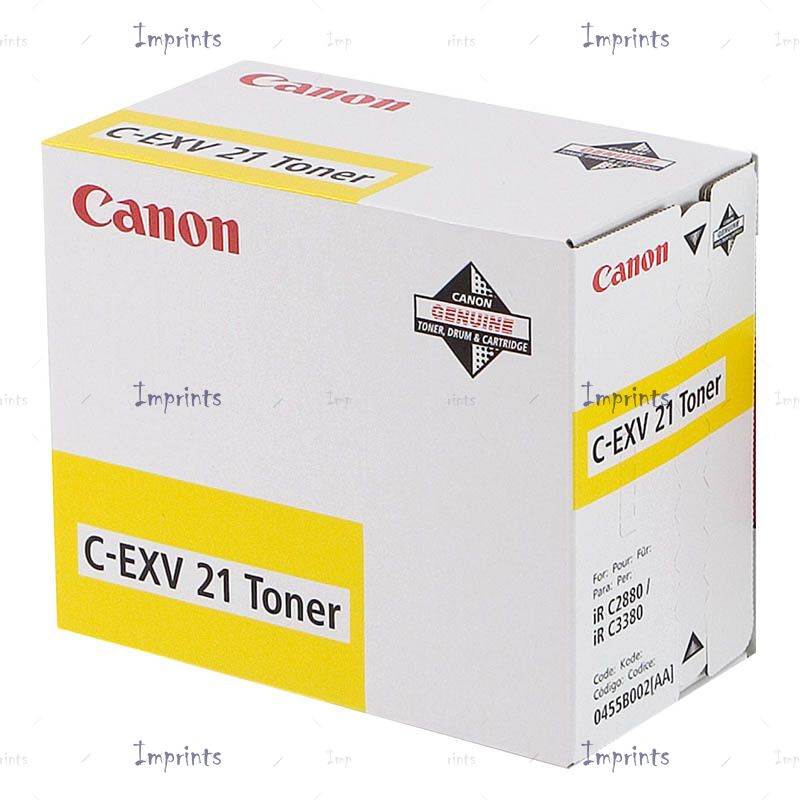 Оригинальный Картридж Canon C-EXV21 Yellow желтый оригинальный