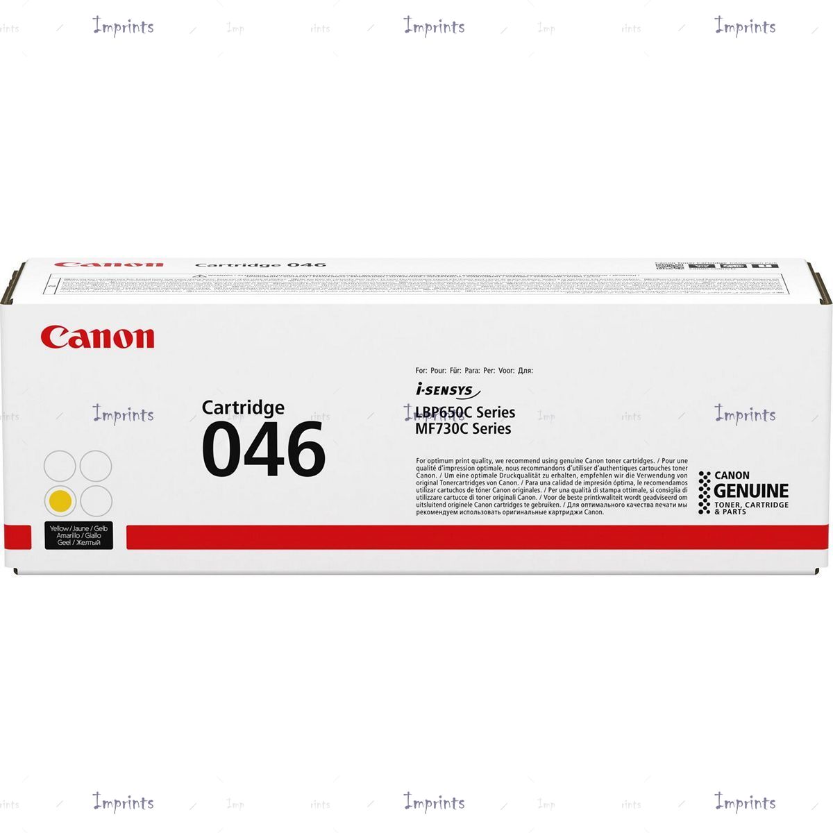 Оригинальный Картридж Canon Cartridge 046 H Yellow желтый увеличенный оригинальный