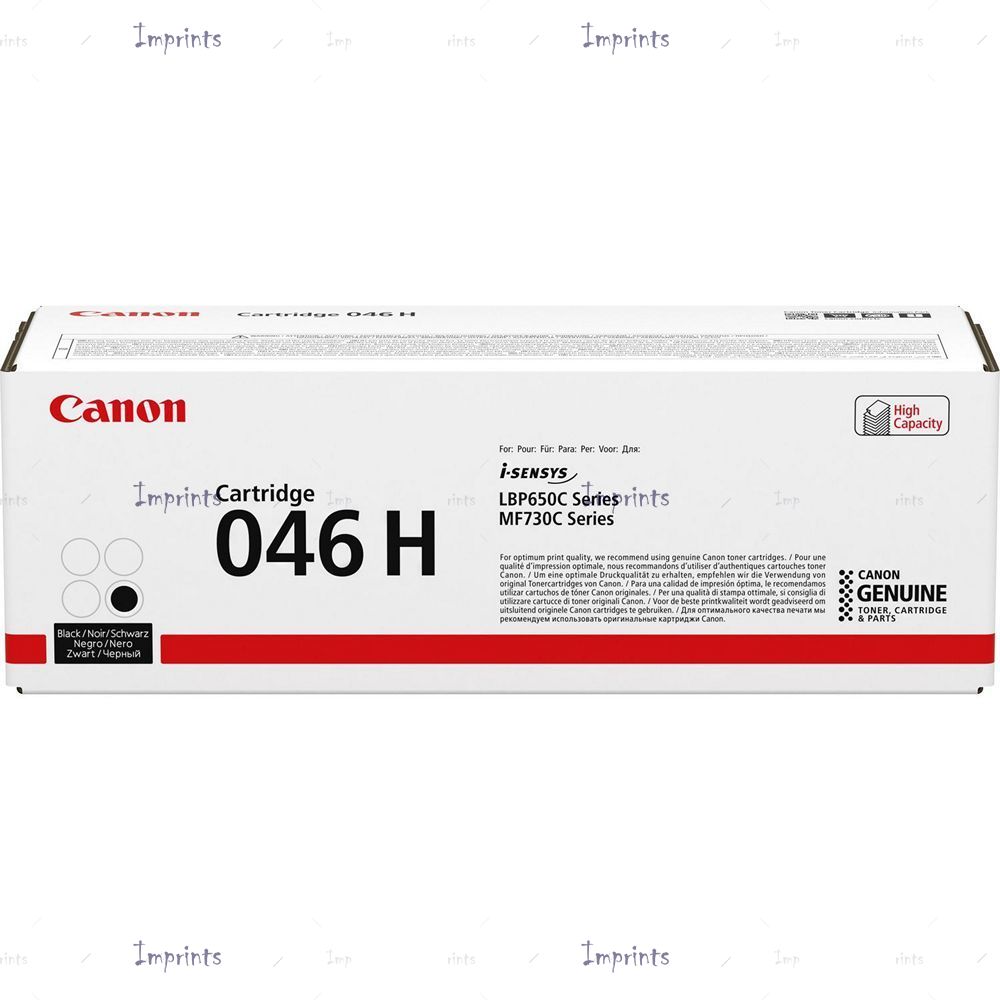 Оригинальный Картридж Canon Cartridge 046 H Black черный увеличенный оригинальный