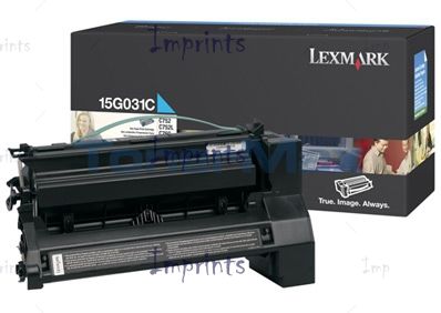 Оригинальный Картридж Lexmark 15G031C голубой оригинальный