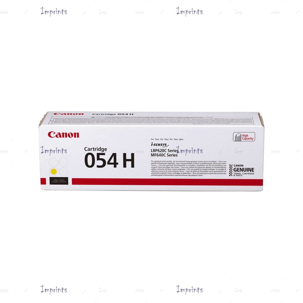 Оригинальный Картридж Canon Cartridge 054 H Yellow желтый увеличенный, № 054 H оригинальный