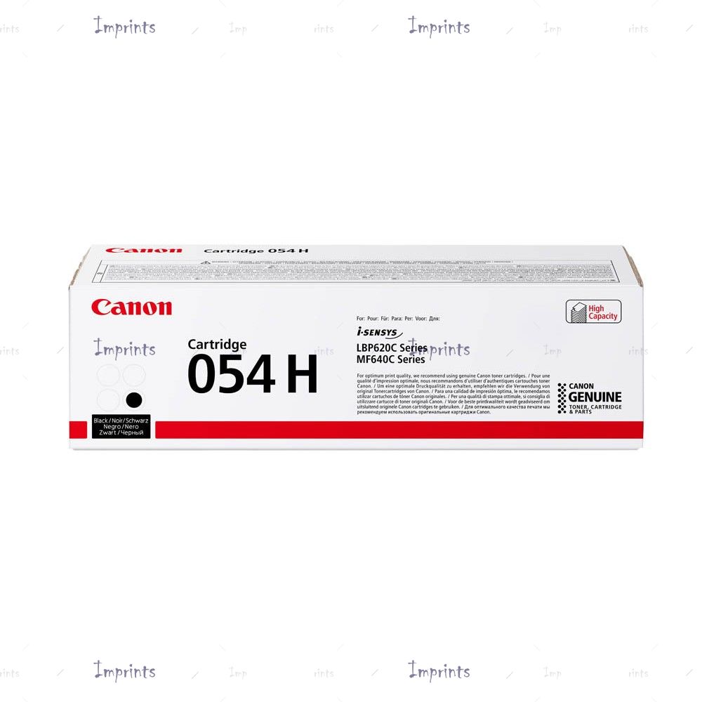 Оригинальный Картридж Canon Cartridge 054 H Black черный увеличенный, № 054 H оригинальный