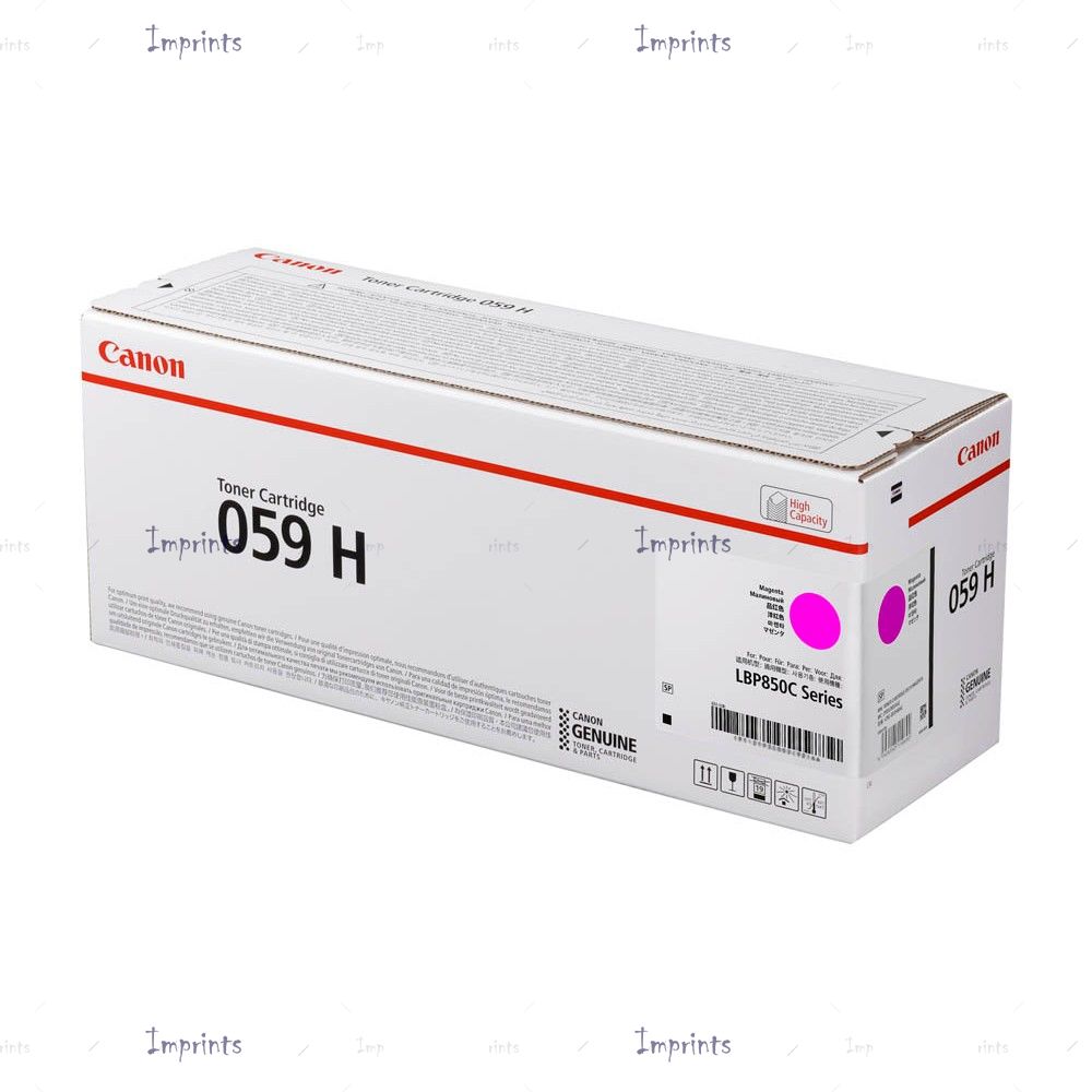 Оригинальный Картридж Canon Cartridge 059 H Magenta пурпурный увеличенный, № 059 H оригинальный