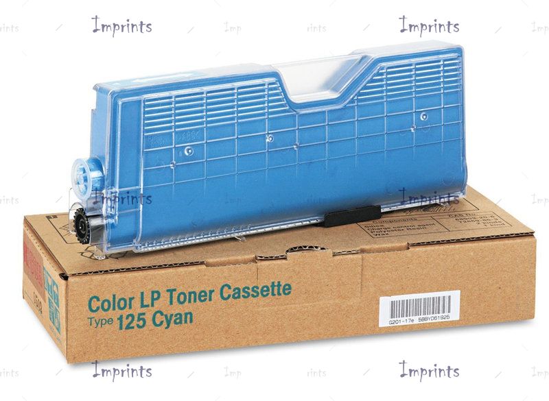 Оригинальный Ricoh Картридж Ricoh Type 125 Cyan голубой оригинальный для IMPRINTS.RU