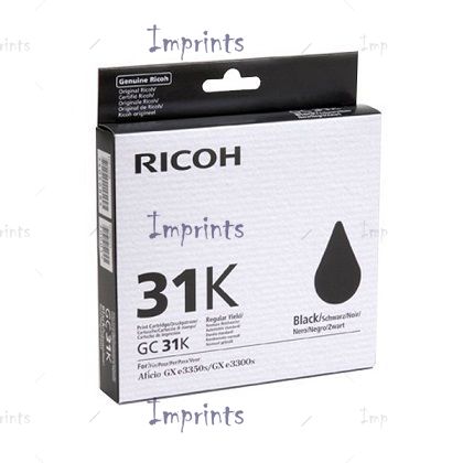 Оригинальный Ricoh Картридж Ricoh GC 31K черный оригинальный для IMPRINTS.RU