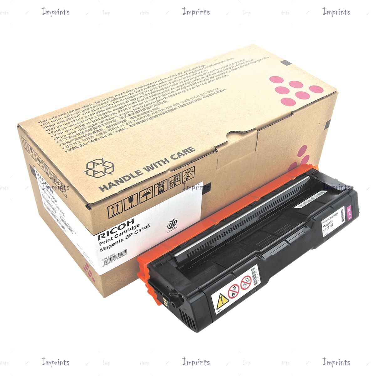 Оригинальный Ricoh Картридж Ricoh SP C310E Magenta пурпурный оригинальный для IMPRINTS.RU