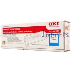 Оригинальный Картридж Oki 43865723 голубой оригинальный