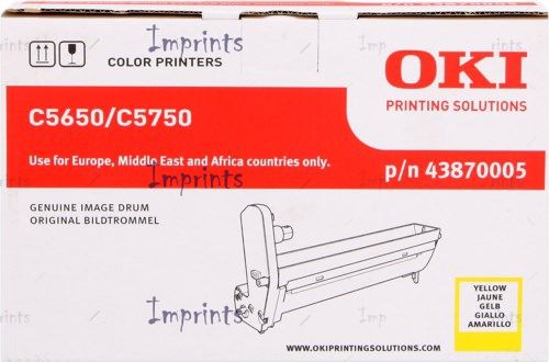 Оригинальный Фотобарабан Oki 43870005 желтый оригинальный