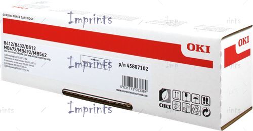 Картридж Oki 45807102 черный оригинальный