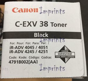 Оригинальный Картридж Canon C-EXV 38  оригинальный