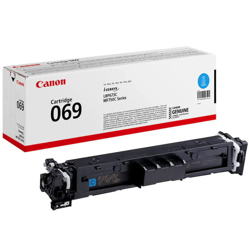 Оригинальный Картридж Canon Cartridge 069 C голубой оригинальный