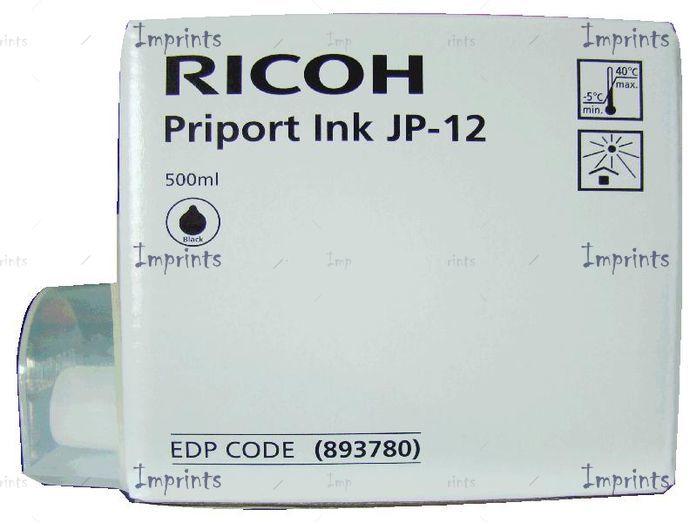 Оригинальный Ricoh Картридж Ricoh JP-12 чернила черные оригинальный для IMPRINTS.RU