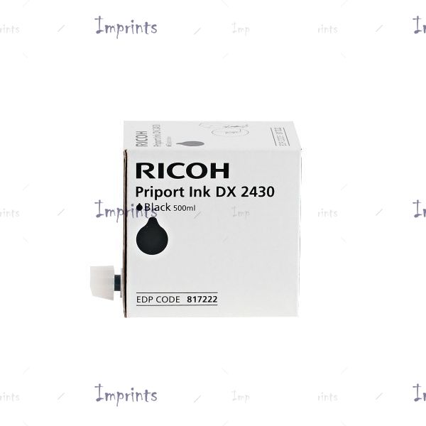 Оригинальный Ricoh Картридж Ricoh Priport ink DX 2430 черные чернила оригинальный для IMPRINTS.RU