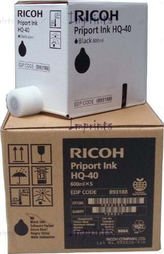 Оригинальный Ricoh Картридж Ricoh HQ-40 набор чернил оригинальный для IMPRINTS.RU