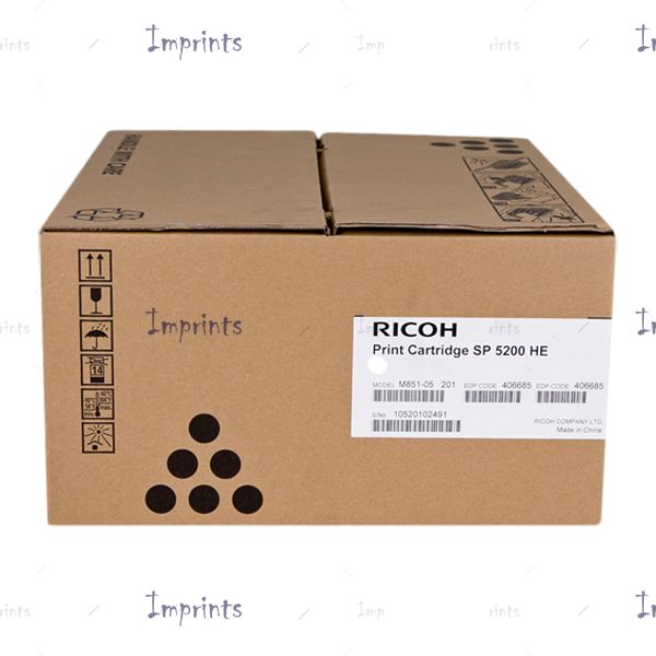 Оригинальный Ricoh Картридж Ricoh SP 5200HE 406685 оригинальный для IMPRINTS.RU