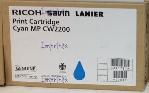 Оригинальный Ricoh Картридж Ricoh MP CW2200 Cyan голубой оригинальный для IMPRINTS.RU