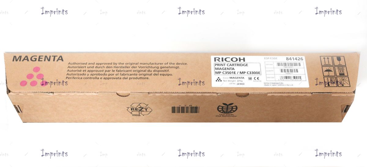 Оригинальный Ricoh Картридж Ricoh Type MP C3300E, 842045 пурпурный оригинальный для IMPRINTS.RU
