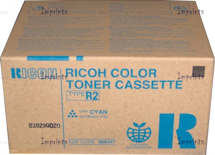 Оригинальный Ricoh Картридж Ricoh Type R2 Cyan , голубой оригинальный для IMPRINTS.RU