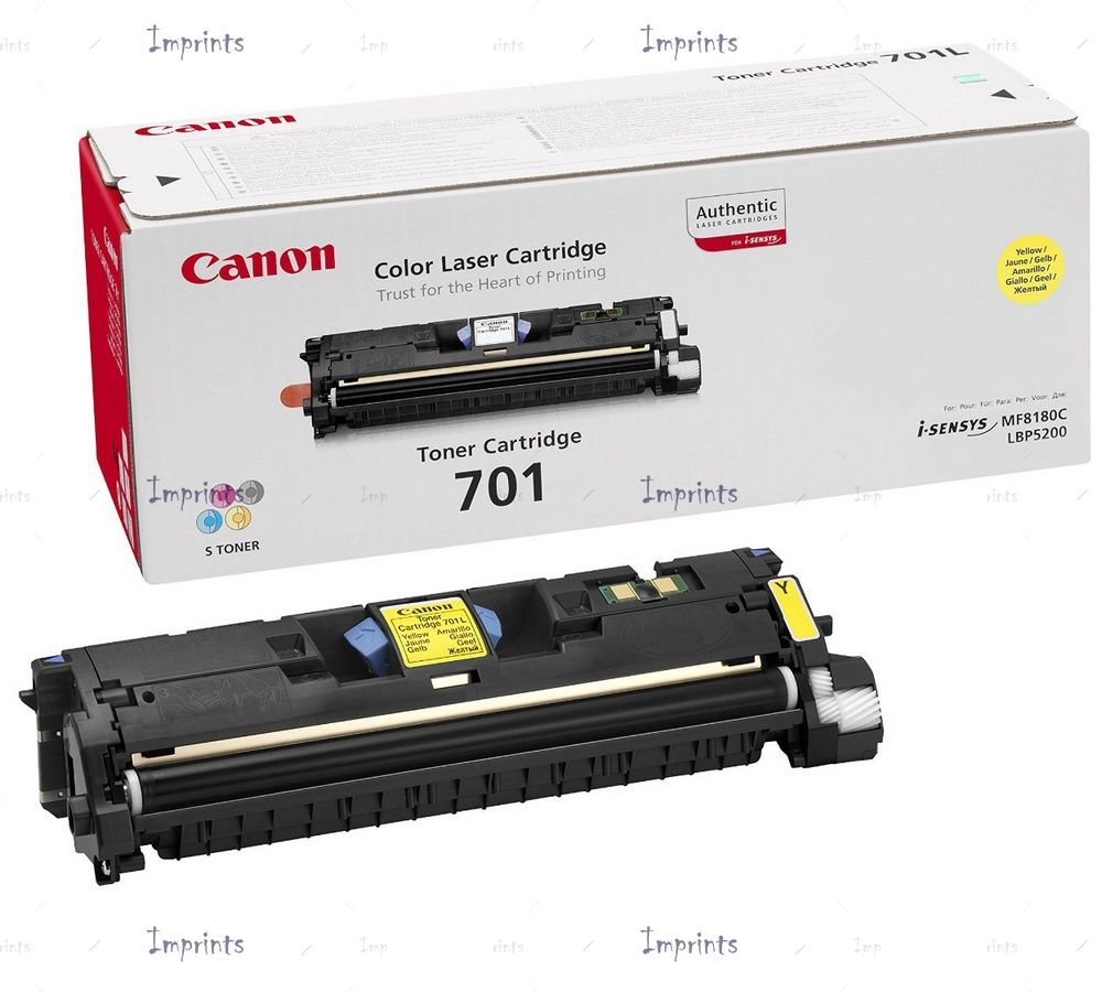 Оригинальный Картридж Canon Cartridge 701Y желтый оригинальный