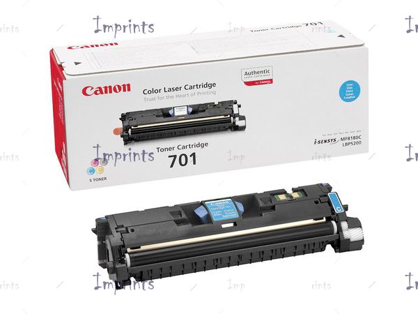 Оригинальный Картридж Canon Cartridge 701C голубой оригинальный