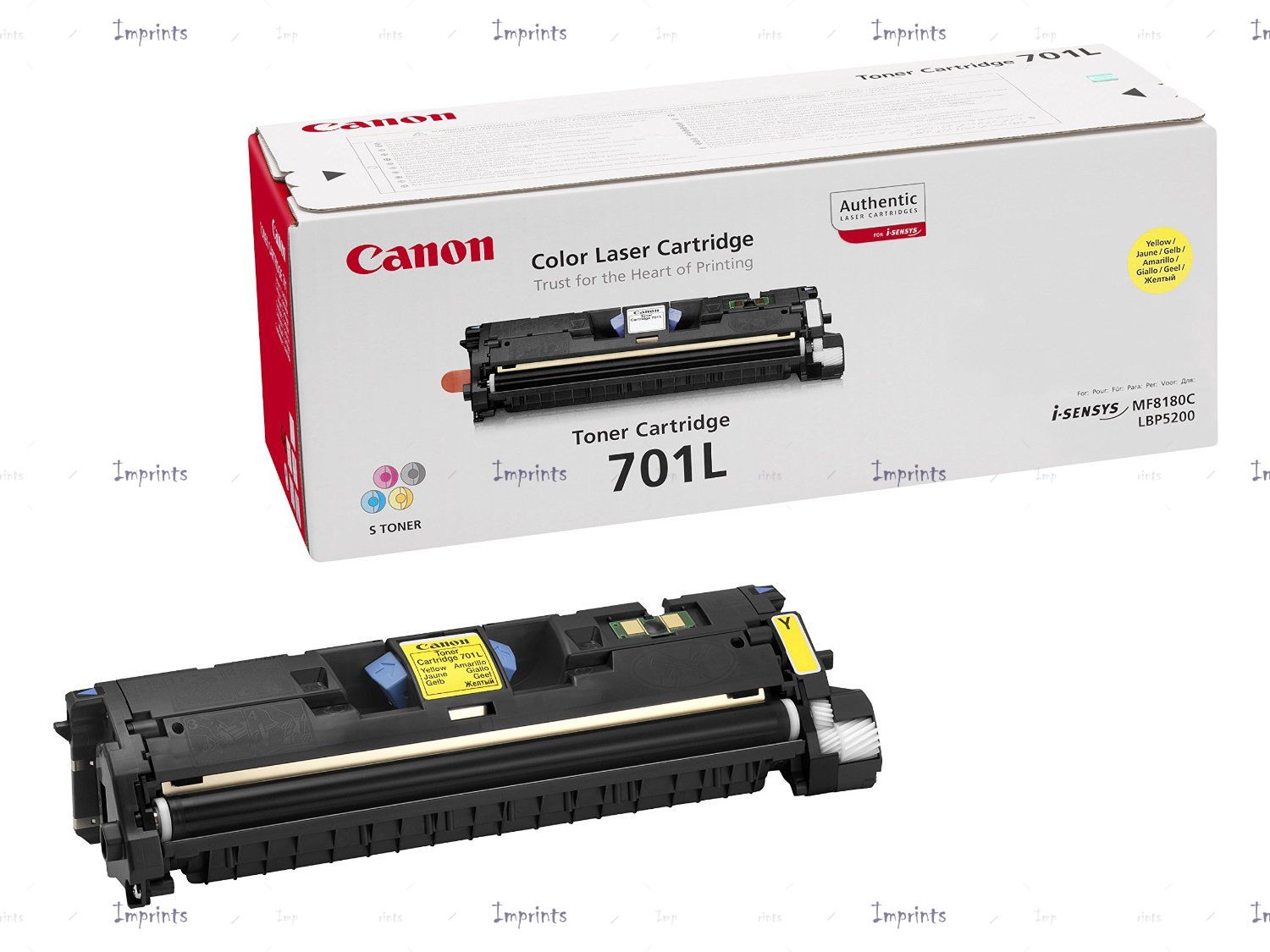 Оригинальный Картридж Canon Cartridge 701L Yellow желтый оригинальный
