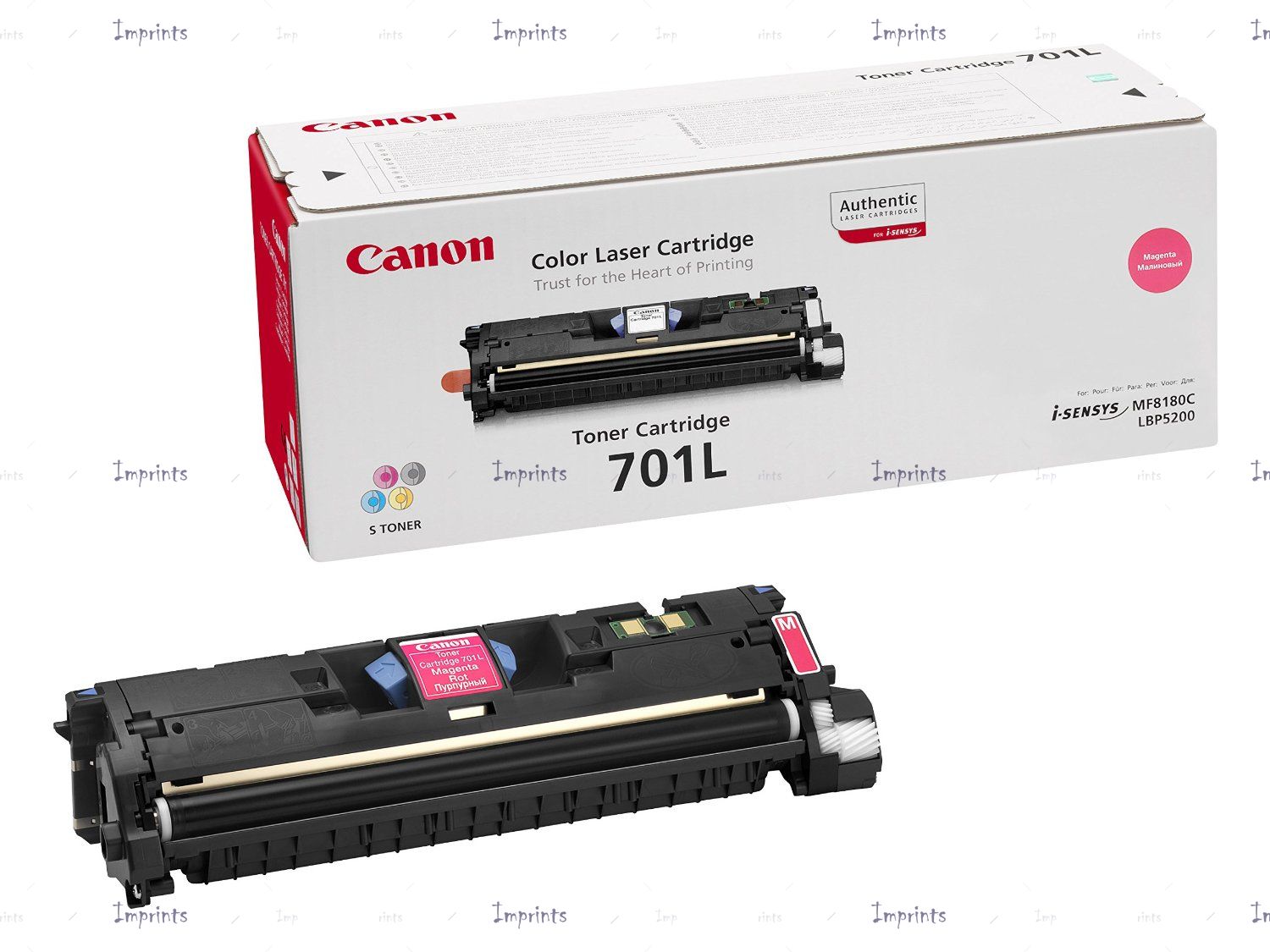 Оригинальный Картридж Canon Cartridge 701L Magenta пурпурный оригинальный