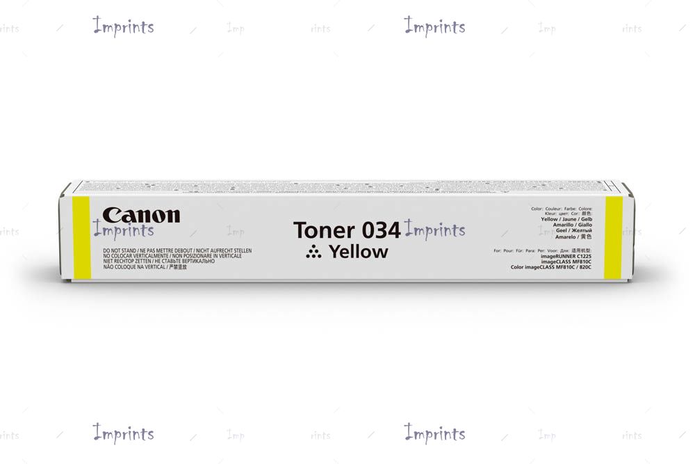 Оригинальный Картридж Canon Toner 034 Y желтый оригинальный