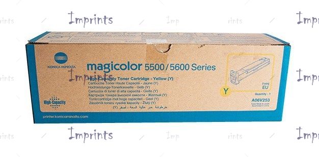 Картридж Konica Minolta A06V253 желтый увеличенный оригинальный