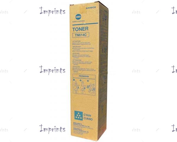 Картридж Konica Minolta TN614C голубой оригинальный