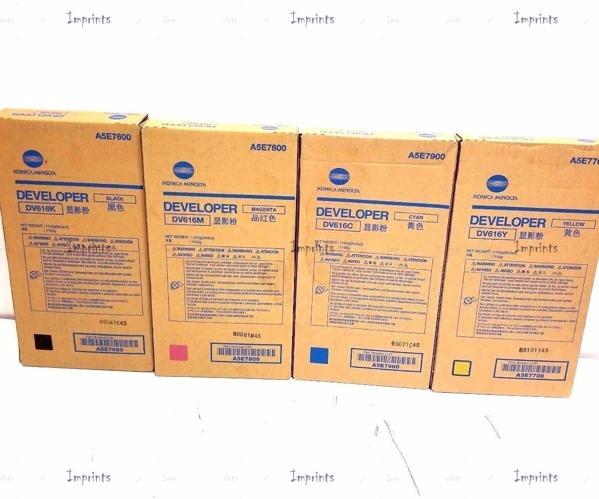 Девелопер голубой Konica Minolta DV616C  оригинальный