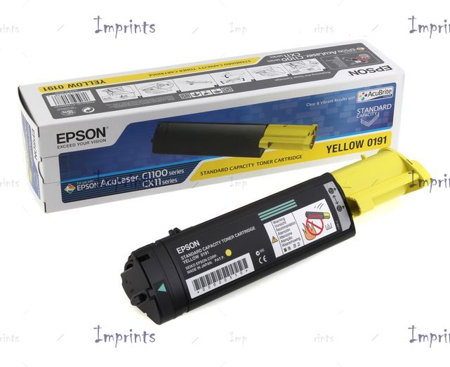 Картридж Epson S050191 желтый, № 0191 оригинальный