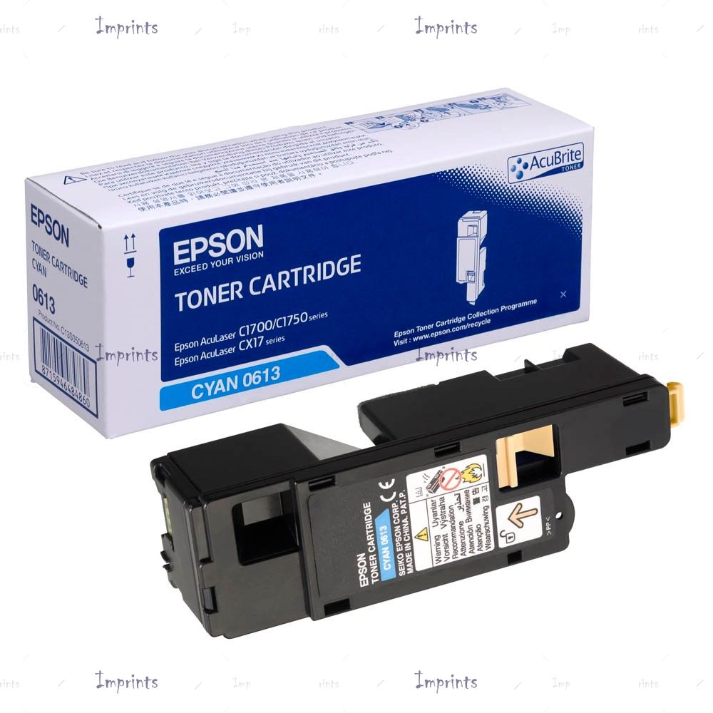 Картридж Epson C13S050613 голубой, № 0613 оригинальный