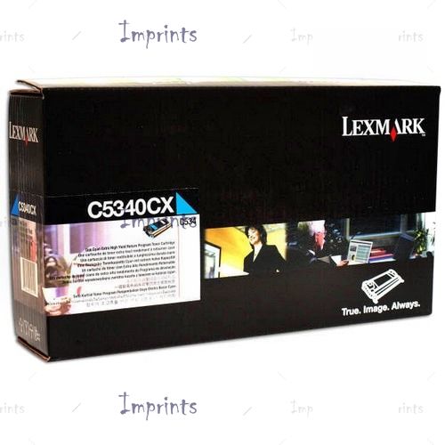 Оригинальный Картридж Lexmark C5340CX голубой экстра увеличенный оригинальный