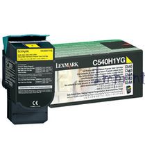 Оригинальный Картридж Lexmark C540H1YG желтый XL оригинальный