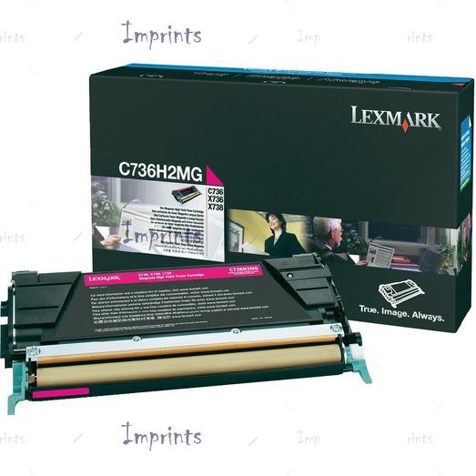 Оригинальный Картридж Lexmark C736H2MG пурпурный увеличенный оригинальный