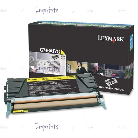 Оригинальный Картридж Lexmark C746A1YG желтый оригинальный