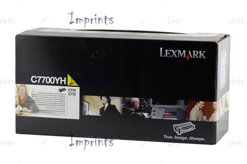Оригинальный Картридж Lexmark C7700YH желтый оригинальный