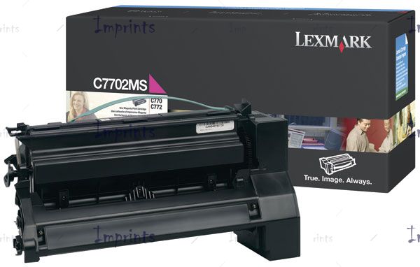 Оригинальный Картридж Lexmark C7702MS пурпурный оригинальный