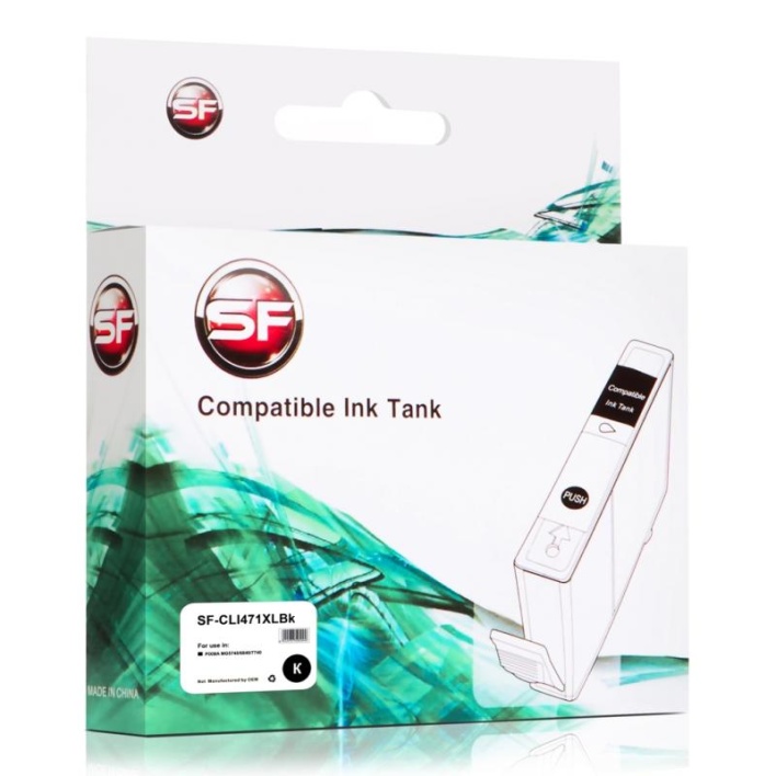 Струйный картридж SuperFine CLI-471XLBk чёрный для Canon, совместимый