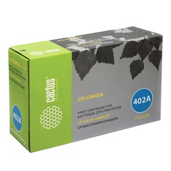 Лазерный картридж Cactus CS-CB402AV (HP 642A) желтый для HP Color LaserJet CP4005, CP4005dn, CP4005n (7'500 стр.)