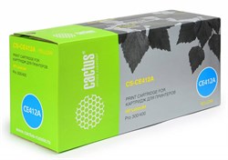Лазерный картридж Cactus CS-CE412A (HP 305A) желтый для HP Color LaserJet M351, M351a Pro, M375, M375nw MFP Pro, M451, M451dn Pro, M451dw Pro, M451nw Pro, M475, M475dn MFP Pro, M475dw MFP Pro (2'600 стр.)