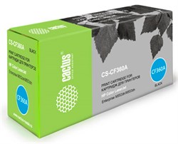 Лазерный картридж Cactus CS-CF360A (HP 508A) черный для HP Color LaserJet M552dn Enterprise, M553 series, M553dn Enterprise, M553n Enterprise, M553x Enterprise, M577c Enterprise, M577dn Enterprise, M577f Enterprise (6'000 стр.)
