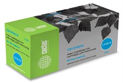 Лазерный картридж Cactus CS-CF451A (HP 655A) голубой для HP Color LaserJet M652dn, M653dn, M681dh, M653x, M681f, M681z, M682z (10'500 стр.)