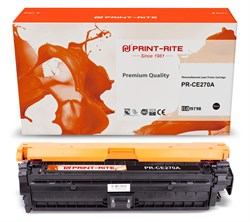Картридж Print-Rite PR-CE270A черный