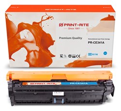 Картридж Print-Rite PR-CE341A голубой