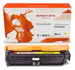 Картридж Print-Rite PR-CE342A желтый