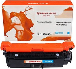 Картридж Print-Rite PR-CE401A голубой