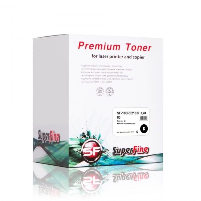 Тонер-картридж SuperFine 106R02182, 106R02183 ля Xerox Phaser 3010, 3040, WC 3045 (Чёрный, 2300 стр.)