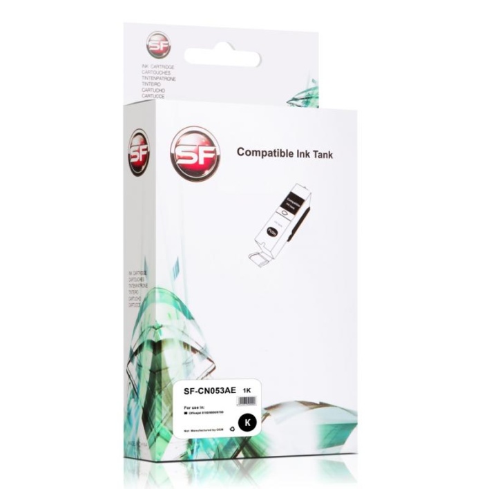 Струйный картридж SuperFine CN053AE (932XL) чёрный для HP, совместимый