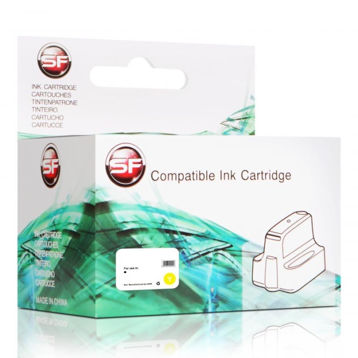 Чернила SuperFine M0H56AE (GT 52) Yellow для HP, совместимый